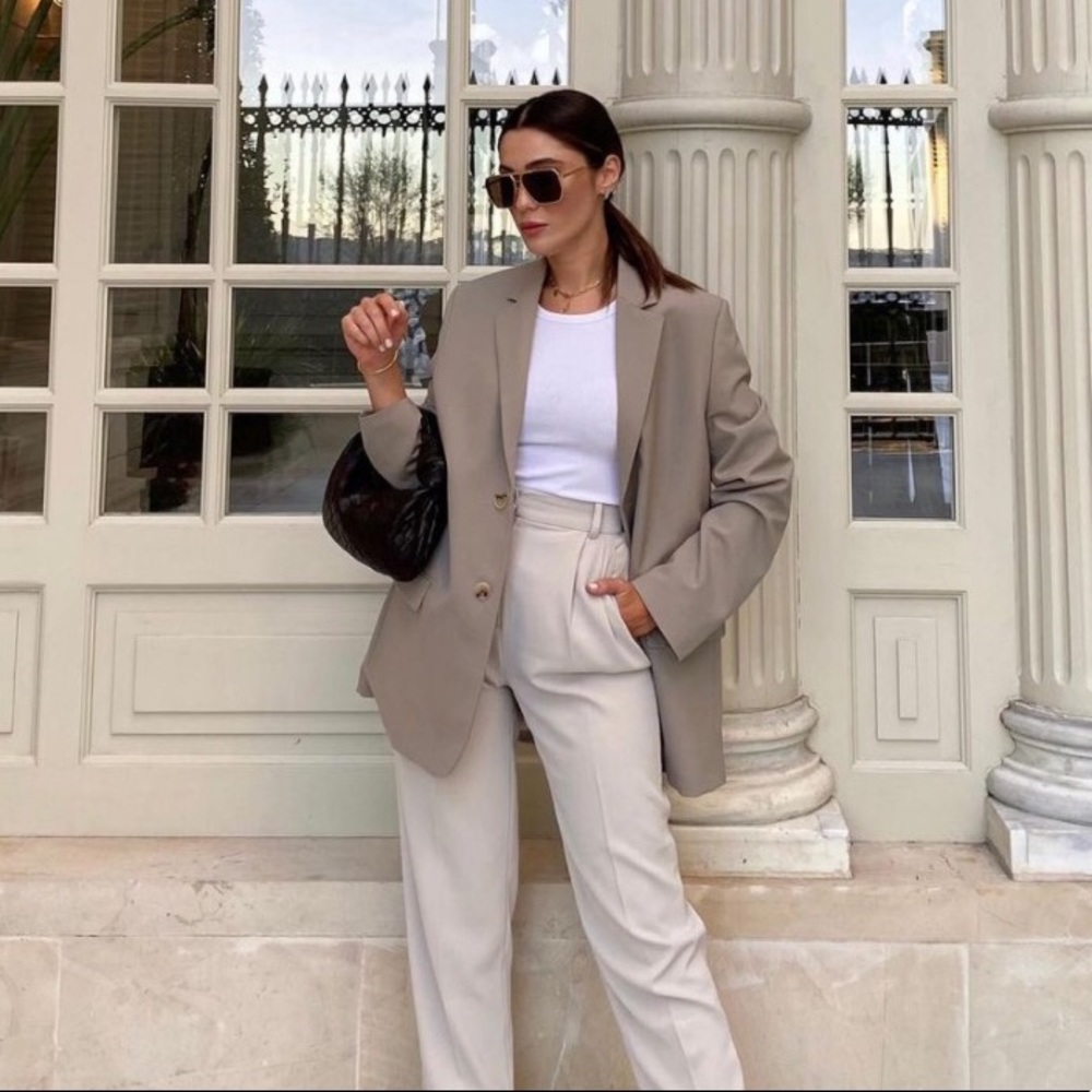 NWT BLOGGER'S FAV ZARA MINK BLAZER